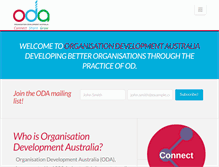 Tablet Screenshot of odaustralia.org